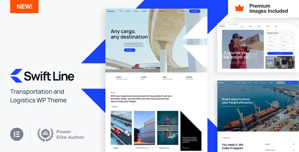 SwiftLine – Transportation Logistics WordPress Theme